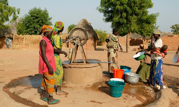 A pioneering solar-powered water project has allowed villagers in Cameroon’s arid north to start small businesses. Photograph: imageBROKER/Alamy